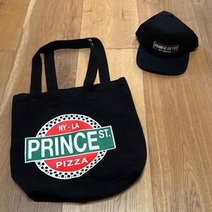 MadHappy x Prince St Pizza Collab - hat & tote